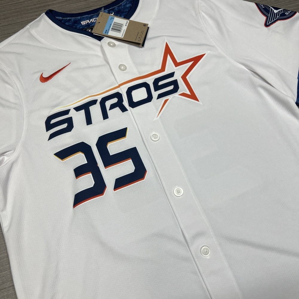 Nike Justin Verlander Houston Astros Space City Connect Jersey LM25-0D9J Medium